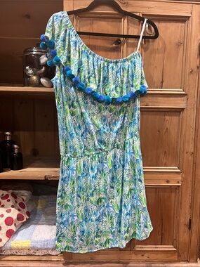 Lilly Pulitzer Idara One-Shoulder Romper